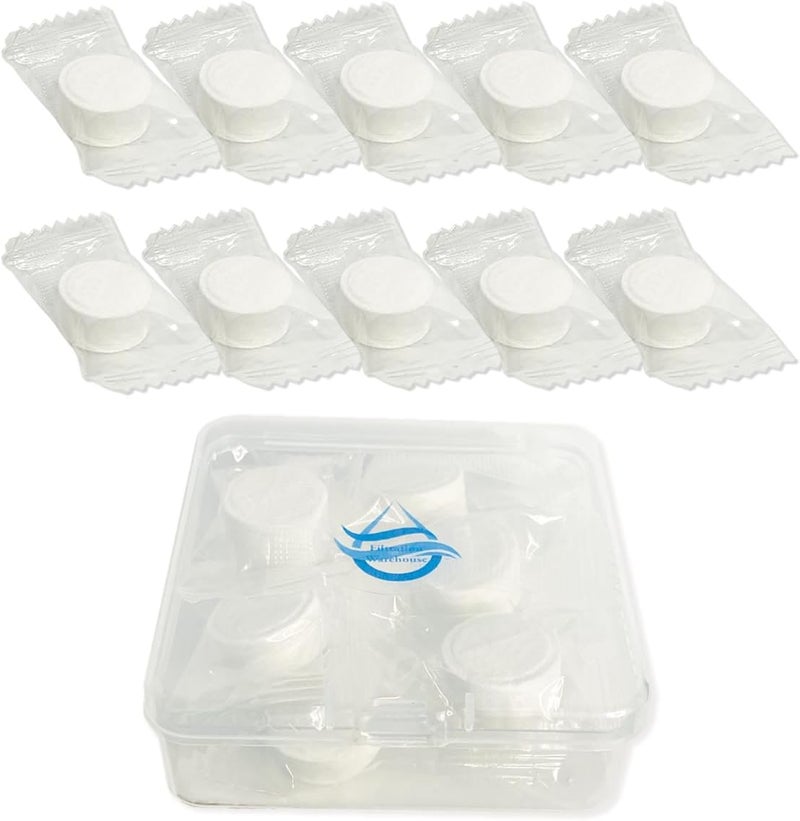 Filtration Warehouse 18mm 10, 25, or 50 Pack Leak Stop Valve Replacement Pads, US Company! Support American Businesses! For Automatic Leak Detectors, Water Stop Valves, Under Sink RO Reverse Osmosis, Filtration (10-Pack) - Image 1